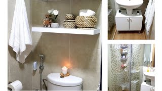 جولة في حمامي أفكار و حيل رائعة و بسيطة لتنظيم و ترتيب حمام صغير/bathroom organization