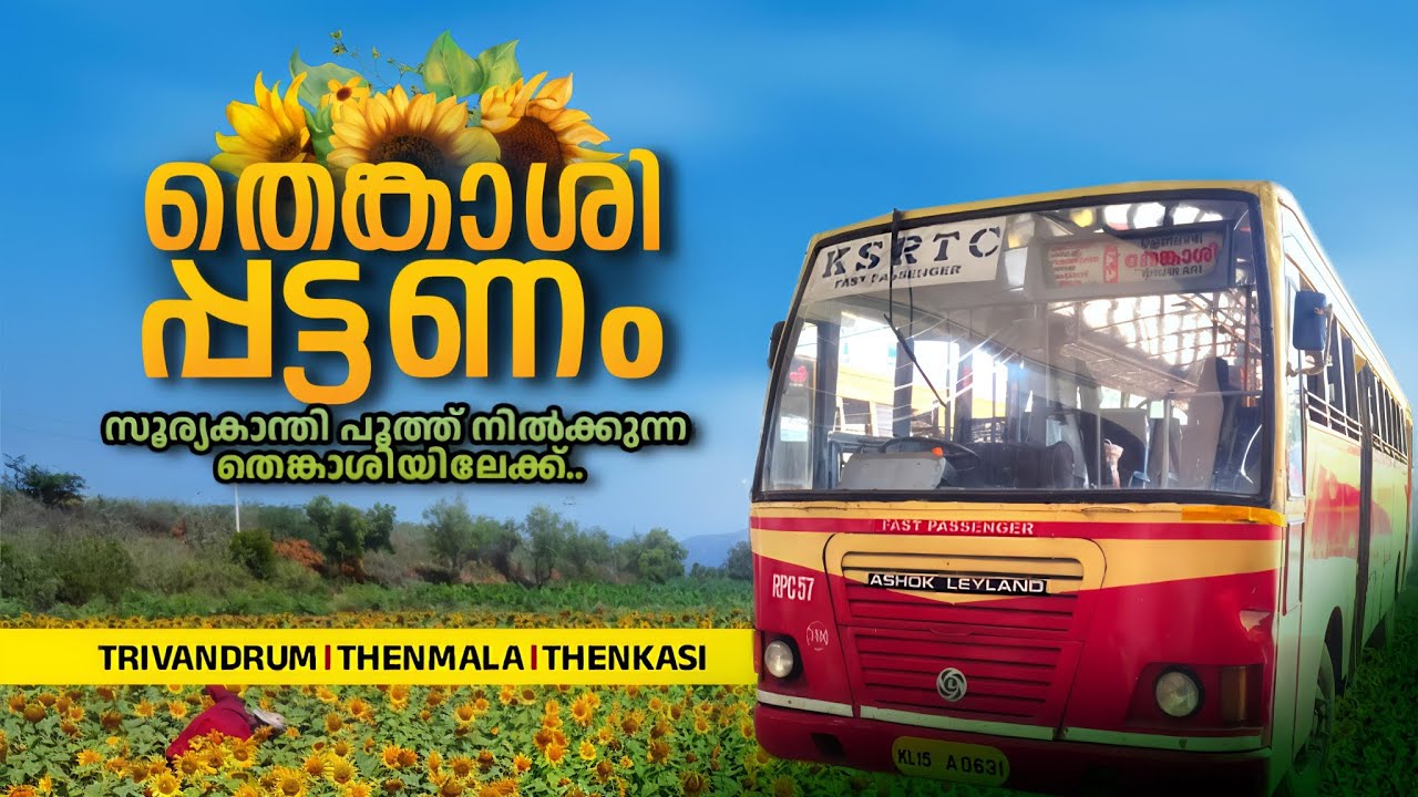 തെങ്കശിപ്പട്ടണം | Thenkasi Trip | Trivandrum To Thenkasi Bus Trip