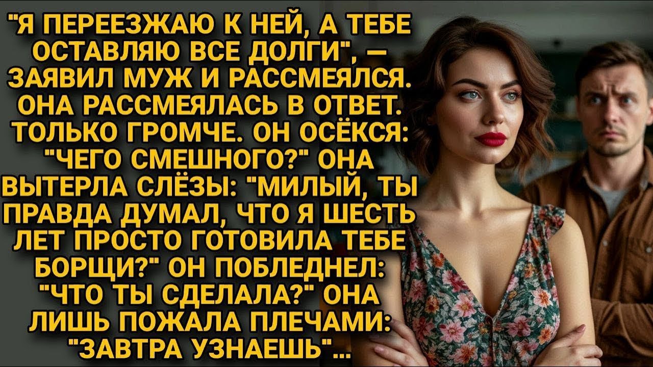 «Завтра узнаешь» — сказала она мужу. Он побледнел. История мести, которую готовили 6 лет