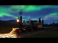 Starting a train empire on the new map winter update in railroads online