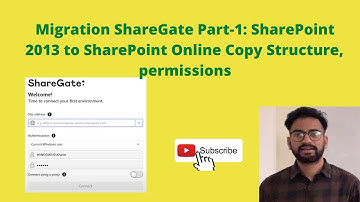 Migration ShareGate Part-1: SharePoint 2013 to SharePoint Online Copy Structure, permissions