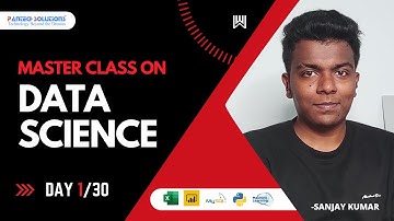Data Science Master Class - Day 1/30