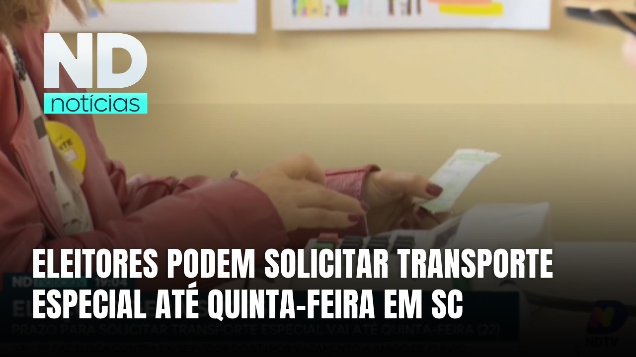 Justiça Eleitoral prorroga prazo para transporte especial em Santa Catarina
