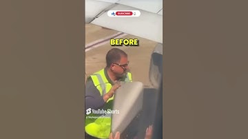 A Girl Noticed A Part Of The Plane Was Missing before Takeoff!