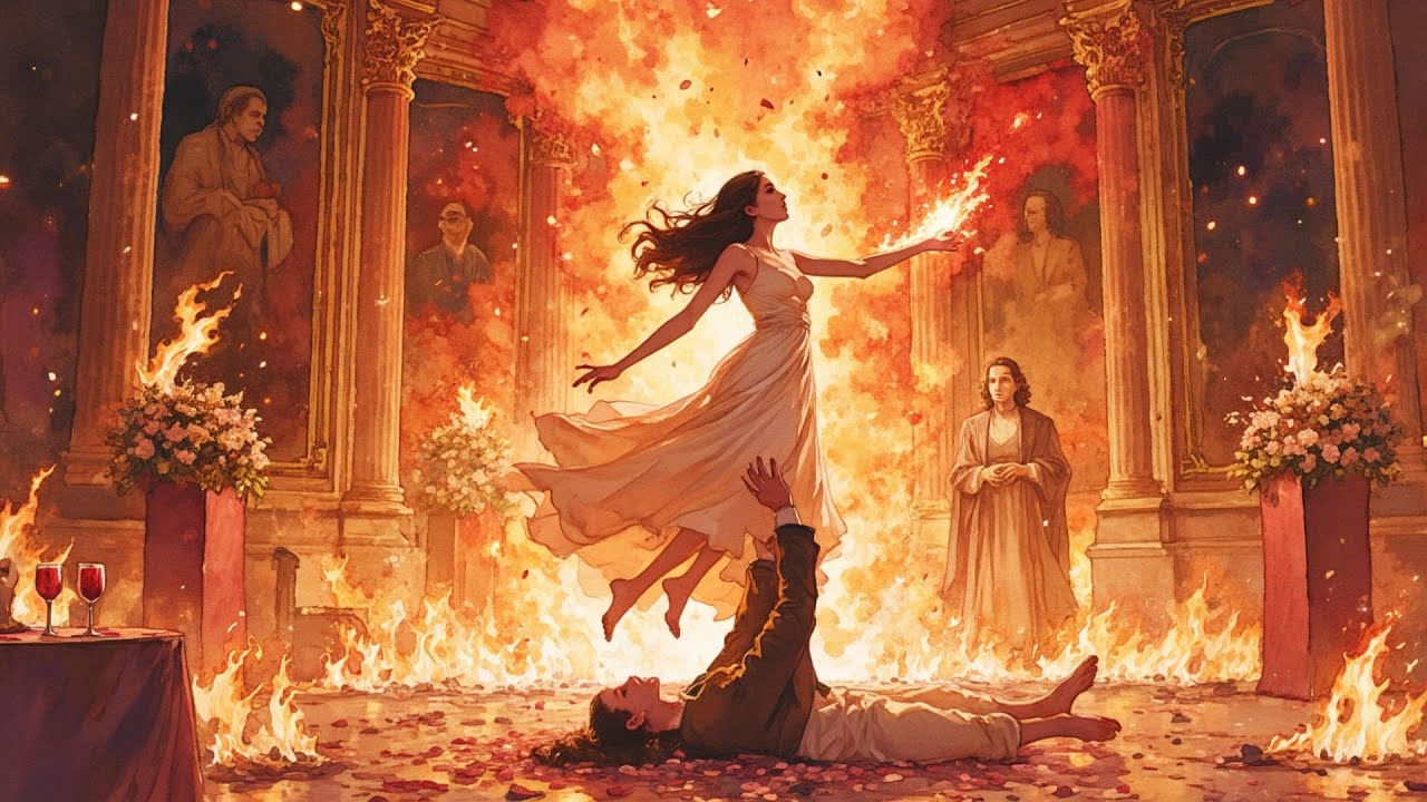 [AI Ficción] Reencarnada, me lancé a las llamas para “bendecir” su amor—pero en lugar de eso, mi...