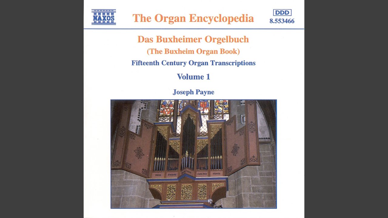 The Buxheim Organ Book: 15th Century Organ Transcriptions: Praeambulum super D