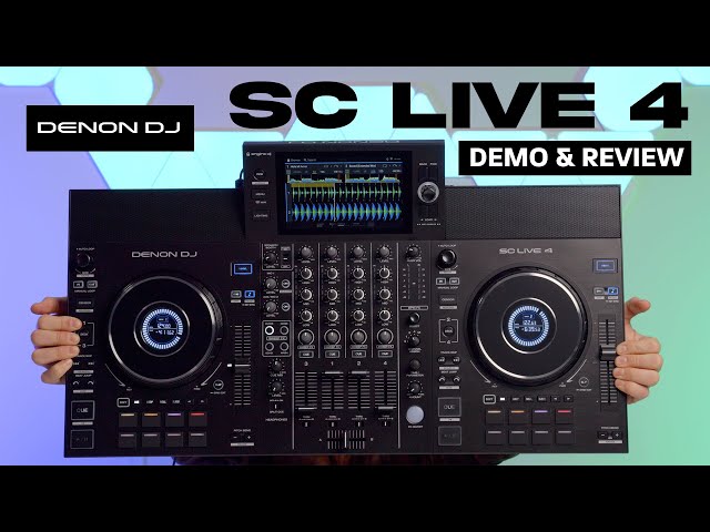 Denon DJ SC LIVE 4 - 4-Deck Standalone DJ Controller