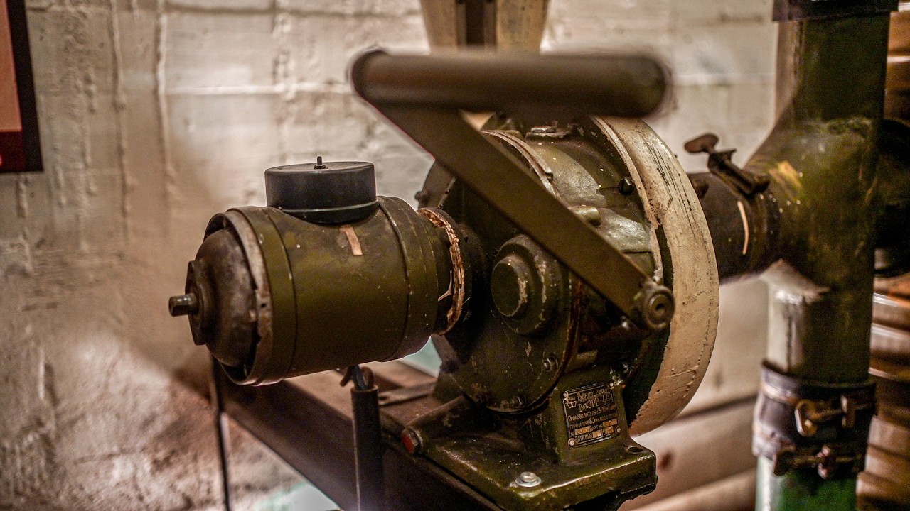 Как работает вентилятор в бомбоубежище?