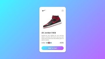 Product Card UI Design Using HTML CSS & JavaScript