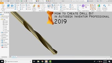 How To Create Drill Bit In Autodesk Inventor Professional