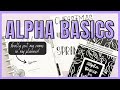 NEW ALPHA BASICS STICKER BOOK FROM KELL OF A PLAN | FLIP THROUGH | HOW TO USE ALPHABET STICKERS