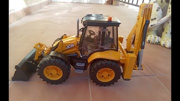 Retroexcavadora JCB 5CX Convertida RC Bruder