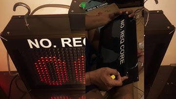 display p10 running text wirelees