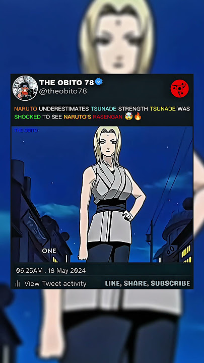 TSUNADE COOKS NARUTO 🤯🔥