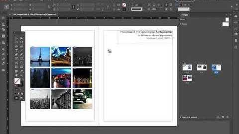 Indesign: Placing Images in a Grid