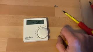 e82 code on vokera thermostat - repair communication error - VOKERA BeSmart thermostat receiver