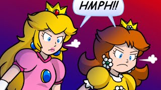 Mario Brothers - Moody Princesses (Comic Dub Compilation)