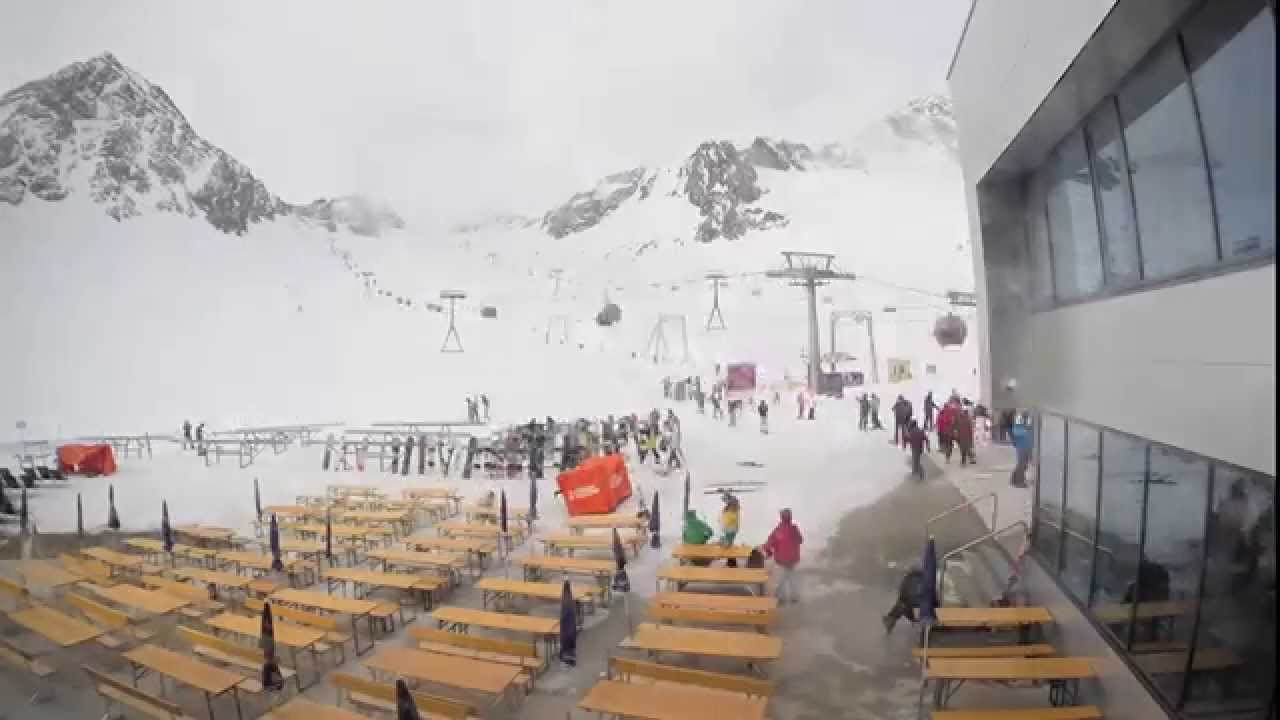 Gopro: British Army Snowboarding SBX ordning timelapse - Stubai Glacier