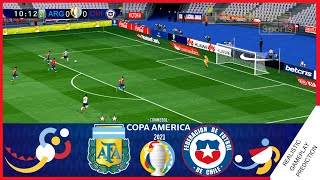 ARGENTINA vs CHILE | RESUMEN, GOLES | Copa America 2021