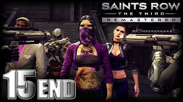 SAINTS ROW THE THIRD REMASTERED Walkthrough Gameplay Part 15- THREE WAY STORY ENDING (No Commentary)