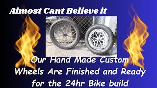 24 Hr Bike Build Episode 7 Our Wheels are Finished