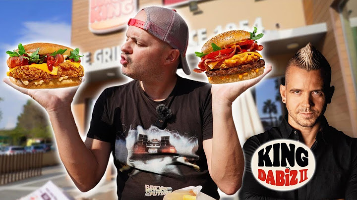 Probando la NUEVA KING DABIZ II 🍔 de BURGER KING con DABIZ MUÑOZ (lleva MAC AND CHEESE 😱)