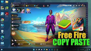 How to Copy and Paste Free Fire APK and OBB in Bluestacks 5 ||  Add Free Fire APK and OBB IN PC