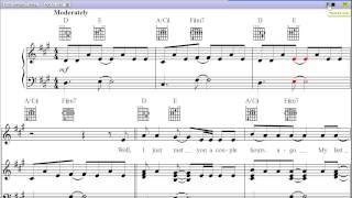 Beat of the Music by Brett Eldredge - Piano Sheet Music:Teaser