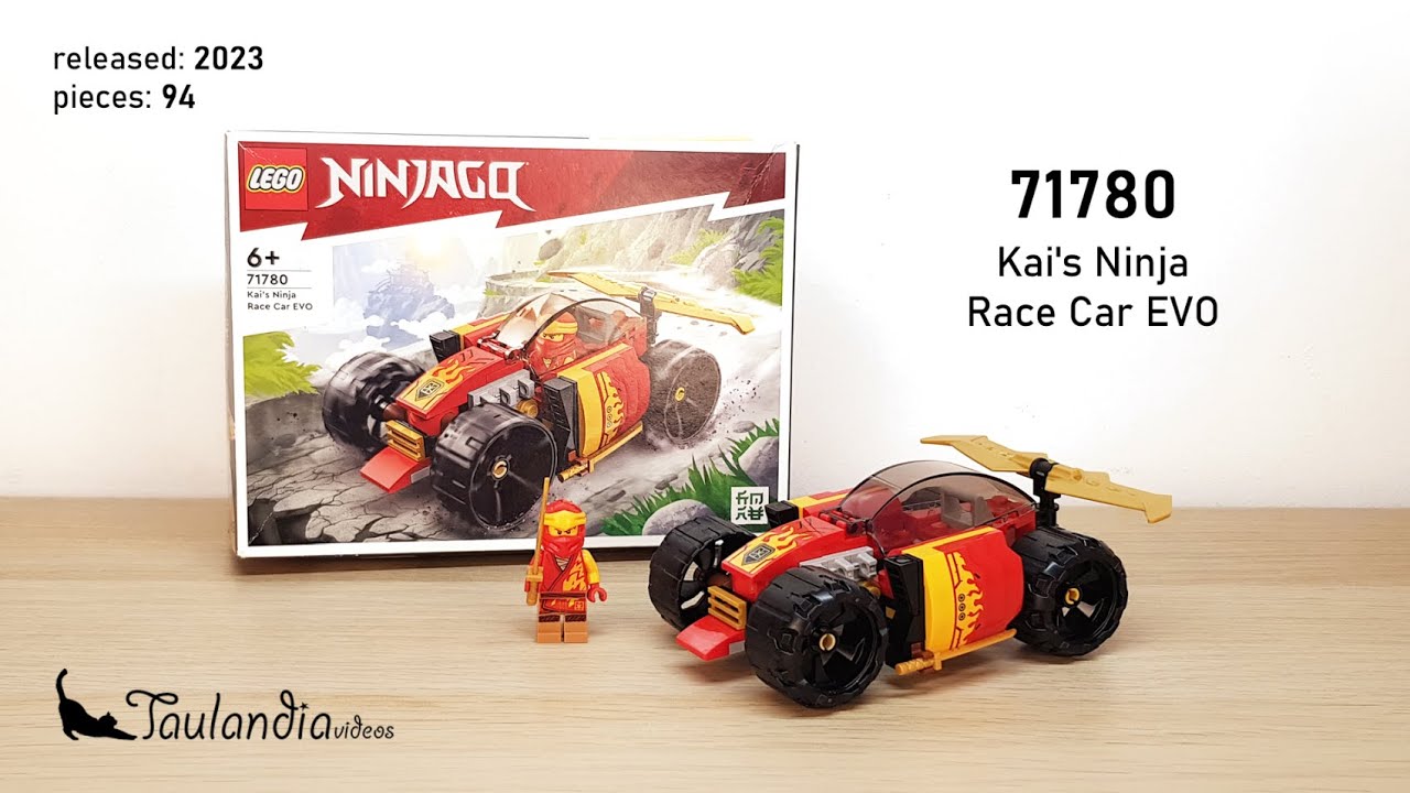 LEGO Ninjago 71780: Kai's Ninja Race Car EVO (2023) - Unboxing and