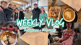 STUDENT ACTUARY VLOG #7 | Bridgemas, coffee shop study, bike repairs