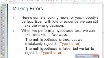 More Tests and Intervals Part 3