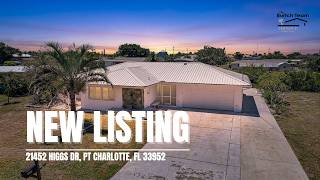 Port Charlotte Waterfront Pool Home For Sale | Canal Front Boating Property in Florida