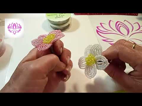 МК Цветы из бисера "деточки цветочки". Посвящается всем матерям. #DIY идеи подарков своими руками.