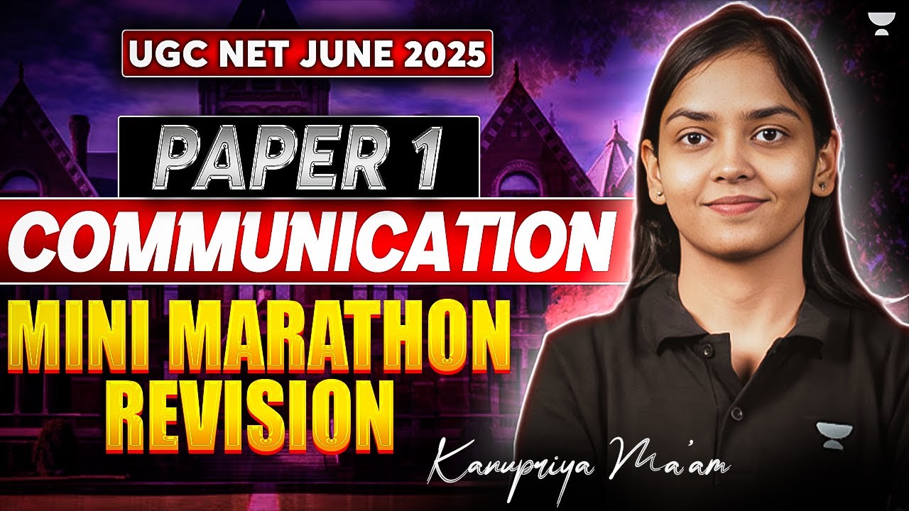 UGC NET Paper 1 Communication Mini Marathon 🔥 | UGC NET Paper 1 | By Kanupriya Ma'am