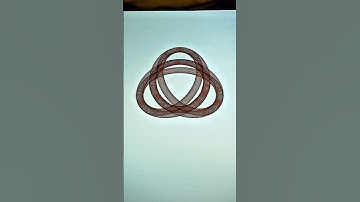 Interwoven Loops Forming a Mystical Crown #spirographshr #satisfying #art #asmr #usa #pattern