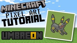 Umbreon - Minecraft Pixel Art Tutorial