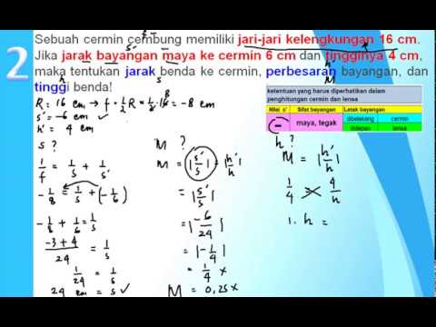 CONTOH SOAL 2 CERMIN CEMBUNG. IPA SMP KELAS 8 SEMESTER 2 ...