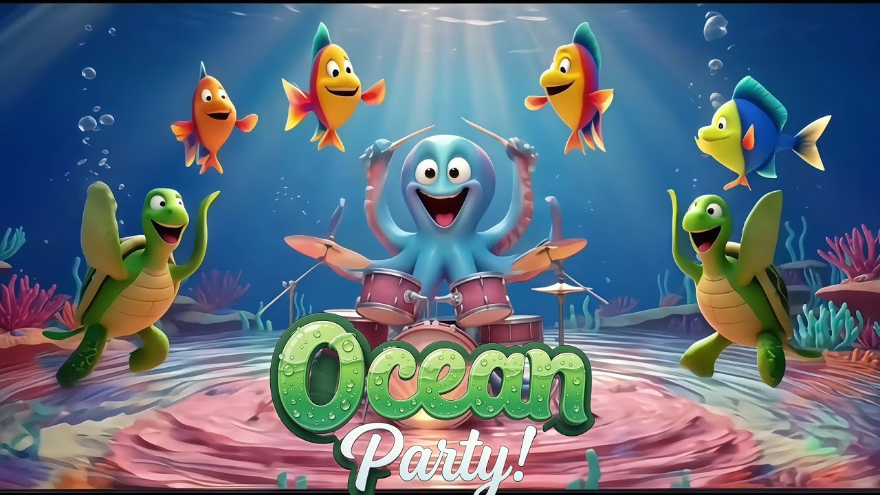 Sea Animals Story for Kids 🐠🐬| Fun Ocean Cartoon Story | CoCoTV Nursery Rhymes & Kids Song