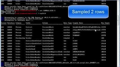 Metasploit Module Tutorial: Microsoft SQL Server - Find and Sample Data