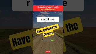 Guess the Country by Scrambled Name | Fun Geography Quiz Challenge 🌍✨