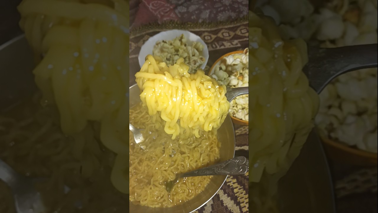 Maggie+popcorn 🍿🍝😋🤤 