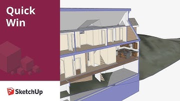 Use Section Planes to view inside a completed model - Quick Win