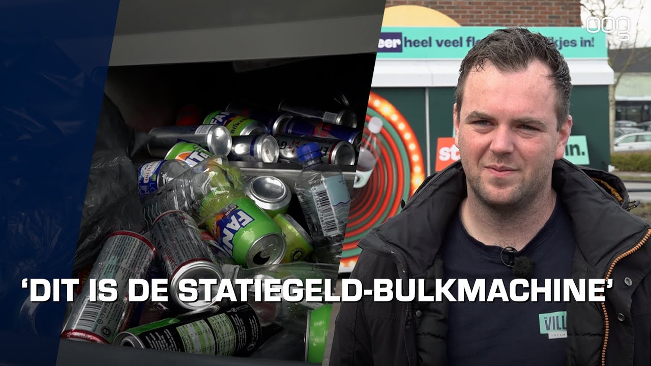 Nieuwe statiegeldmachine slokt duizenden blikjes en flesjes op