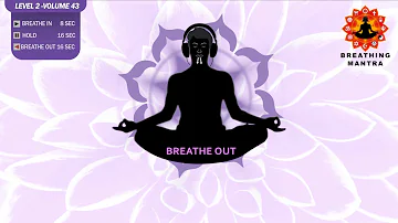 Guided Breathing mantra (8 - 16 - 16) Pranayama Breathing Exercise Level 2 vol 43