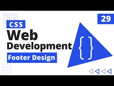 29. CSS Footer | CSS Bangla Tutorial / CSS3 Bangla Tutorial | Complete Web Development Course