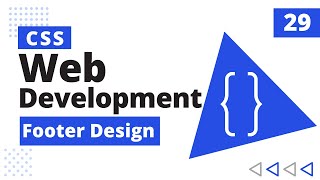 29. CSS Footer | CSS Bangla Tutorial / CSS3 Bangla Tutorial | Complete Web Development Course