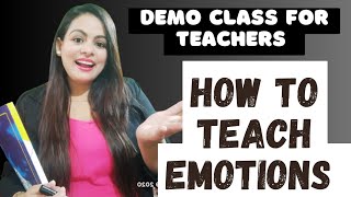 How to teach -Emotions and feelings to your child | Activity for teaching Emotions Vocabulary