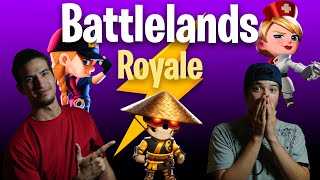 Nos Convertimos En Caricaturas BATTLELANDS ROYALE | Par de noobs