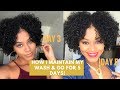 HOW I MAINTAIN MY WASH AND GO FOR 5 DAYS||NO FLAKING||NO CRUNCH|| NO PINEAPPLE METHOD