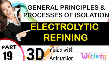 electrolytic refining general principles and process of isolation of elements 12 chemistry cbse